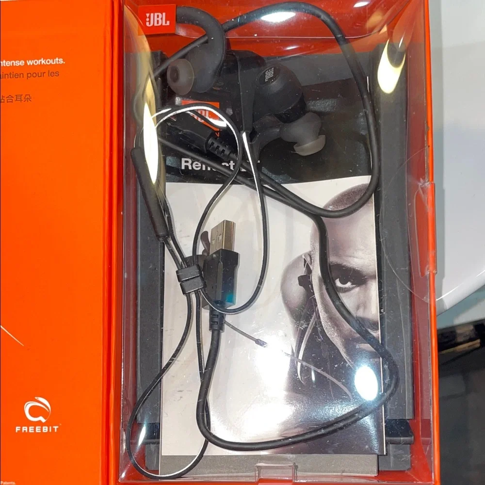 JBL Synchros Reflect BT Sport Wireless Headphones - Black
